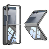 Galaxy Z Flip 7 Kılıf Zore Full Camlı Kıpta Kapak