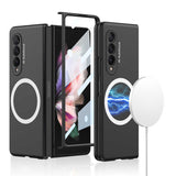 Galaxy Z Fold 3 Kılıf Wireless Şarj Özellikli Zore Kıpta M-safe Kapak