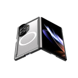 Galaxy Z Fold 7 Kılıf M-safe Şarj Özellikli Airbagli Raptic Shield Serisi Şeffaf Arka Yüzey Kapak