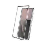 Galaxy Z Fold 7 Kılıf M-safe Şarj Özellikli Transparan Sert PC Wlons Pita Standlı Kapak