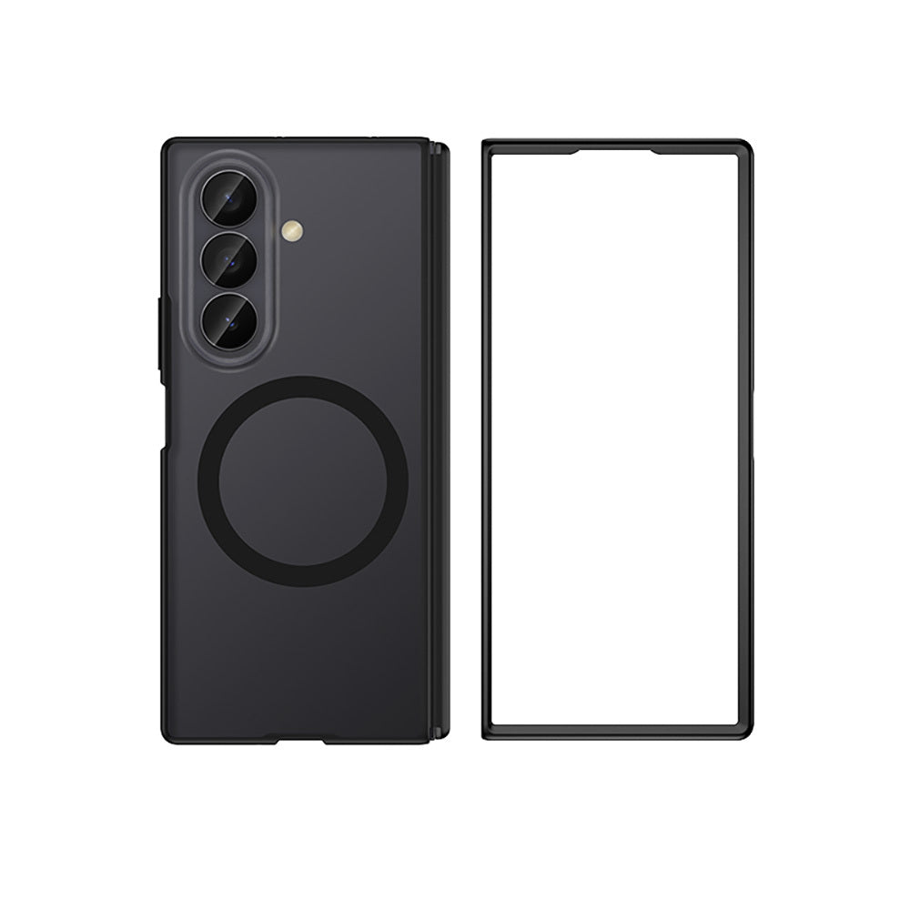 Galaxy Z Fold 8 Ultra Kılıf M-safe Şarj Özellikli Arkası Mat Sert PC Wlons Vena Kapak