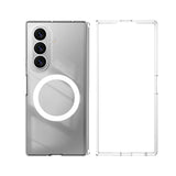 Galaxy Z Fold 8 Ultra Kılıf M-safe Şarj Özellikli Transparan Sert PC Wlons Pita Kapak