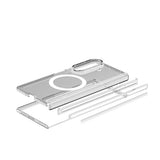 Galaxy Z Fold 8 Ultra Kılıf M-safe Şarj Özellikli Transparan Sert PC Wlons Pita Kapak