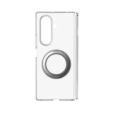 Galaxy Z Fold 8 Ultra Kılıf M-safe Şarj Özellikli Transparan Sert PC Wlons Pita Standlı Kapak
