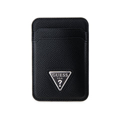 Guess Orjinal Lisanslı 2 Hazneli Üçgen Logolu Deri Magnetik Kartlık