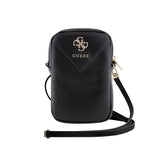 Guess Orjinal Lisanslı 4G Metal Logolu Fermuarlı PU Deri Çapraz Askılı Vücut Çantası