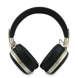 Guess Orjinal Lisanslı ENC Teknolojili PU Üçgen Metal Logolu Kulak Üstü Bluetooth Kulaklık v5.4