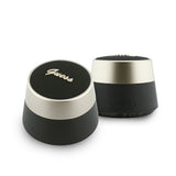 Guess Orjinal Lisanslı Metal Yazı Logolu Kulak içi TWS Kulaklık ve Speaker Hoparlör 2in1 Set