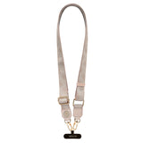 Guess Orjinal Lisanslı Taşlı 4G Metal Logolu Çapraz Vücut Telefon Askı Kayışı 150cm