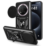 Honor Magic 7 Lite Kılıf Magnetik Standlı Kamera Korumalı Zore Sürgülü Vega Kapak