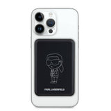Karl Lagerfeld Led Işıklı Göstergeli M-safe Magnetik Orjinal Lisanslı Powerbank 3000 Mah