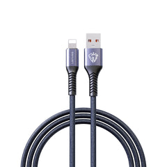 Lenyes LC510 USB-A to Lightning 2.4A Örgü Tasarımlı Hızlı Şarj Özellikli Data ve Şarj Kablosu 1M
