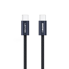 Lenyes LC522 Type-C to Type-C Hızlı Şarj Özellikli Data ve Şarj Kablosu 240W 1.2M