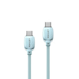 Lenyes LC536 Type-C to Type-C PD Örgü Tasarımlı Hızlı Şarj Özellikli Data ve Şarj Kablosu 60W 1M