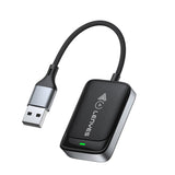 Lenyes LCP03 Android Auto Destekli CarPlay USB Bluetooth 5.0 Wireless Transmitter Adaptör