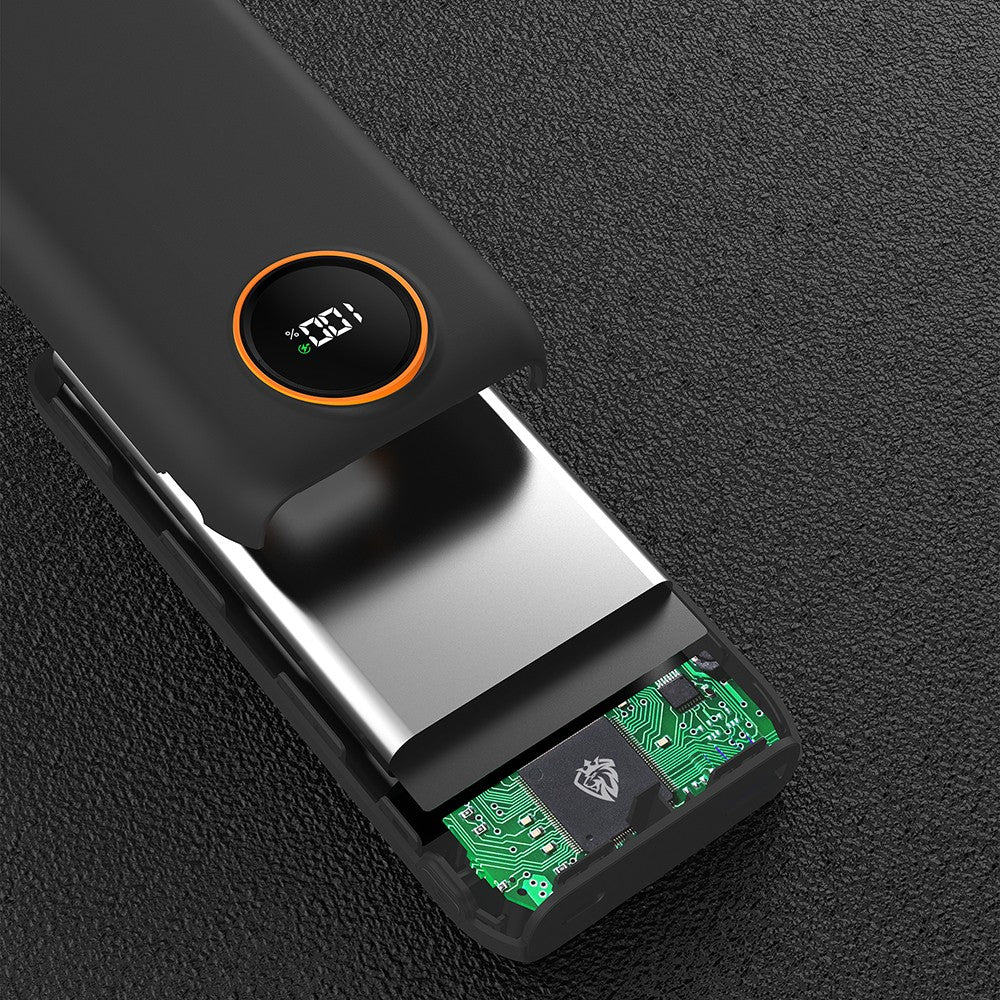 Lenyes P851L Dijital LED Göstergeli Type-C ve Lightning Kablolu Powerbank 22.5W 10000mAh