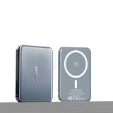 Lenyes PW0011D Ultra İnce LED Göstergeli Wireless Powerbank 15W 5000mAh