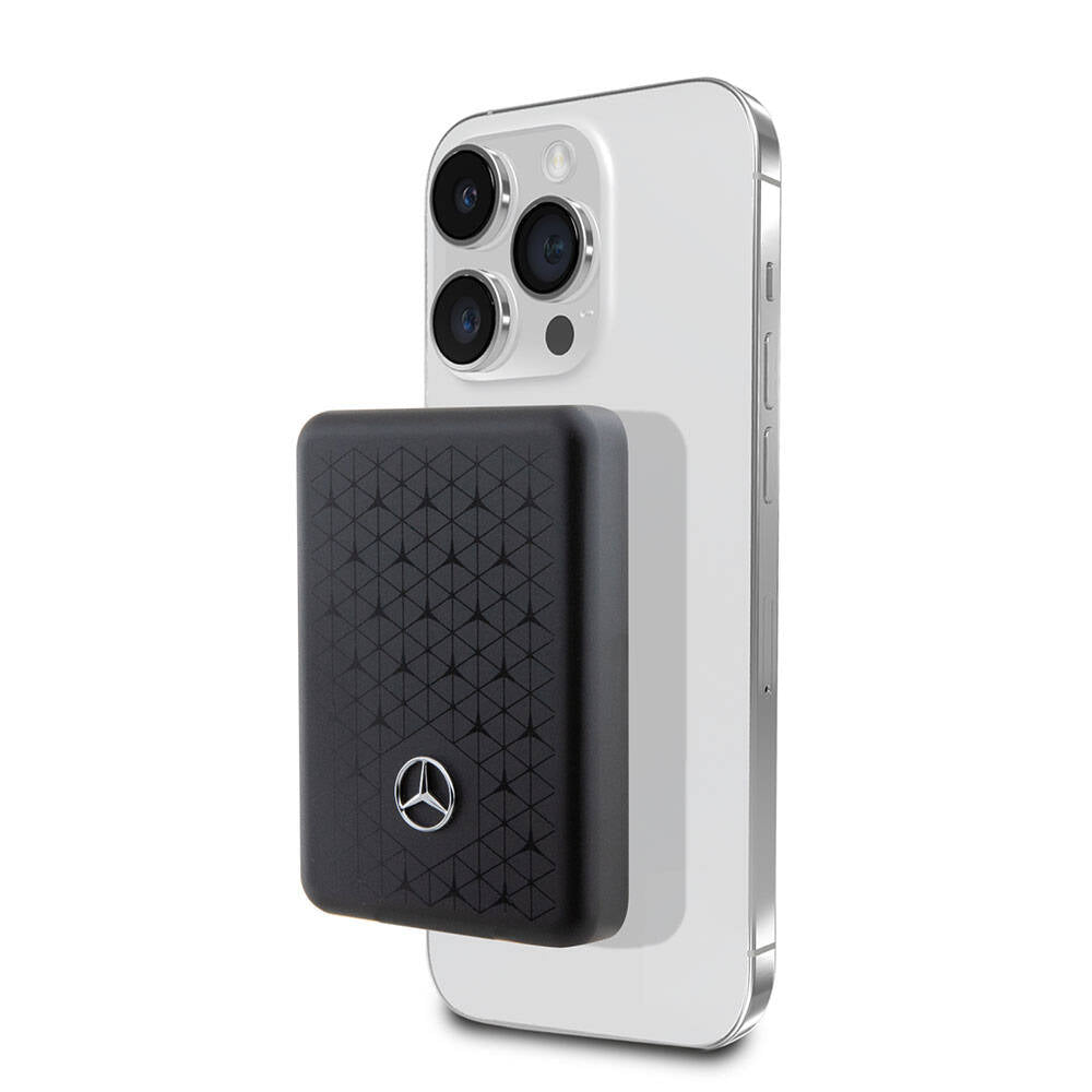 Mercedes Benz Led Işıklı Göstergeli M-safe Magnetik Orjinal Lisanslı Powerbank 5000 Mah