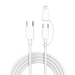 Micflip A22 2in1 PD Type-C to Type-C + Lightning MFI Sertifikalı Data ve Şarj Kablosu 240W 1M