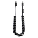 Native Union POP Serisi Type-C to Type-C Spiralli Şarj Kablosu 60W 2.4M
