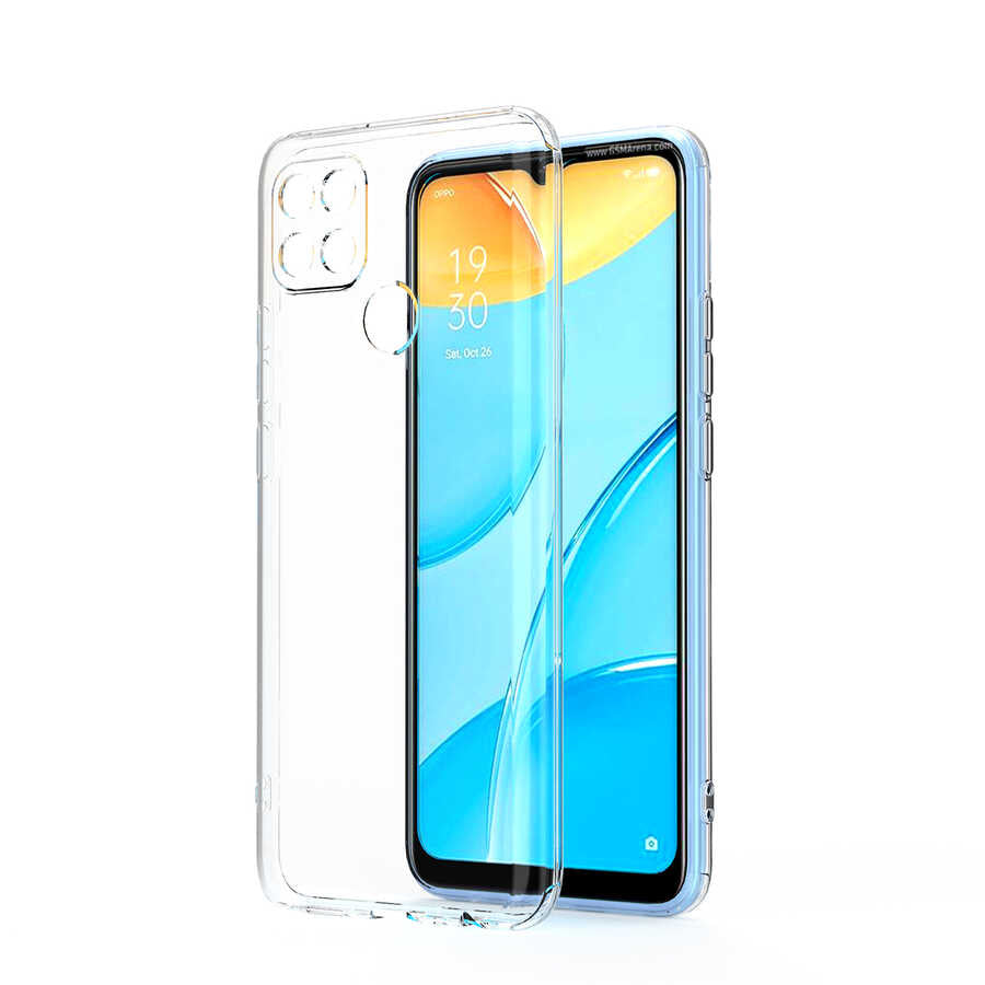 Oppo A15S Kılıf Zore Kamera Korumalı Süper Silikon Kapak