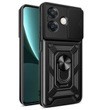 Oppo A3 Kılıf Magnetik Standlı Kamera Korumalı Zore Sürgülü Vega Kapak