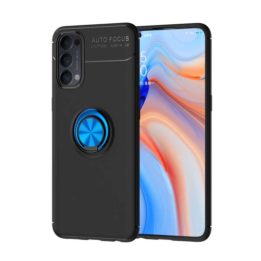 Oppo Reno 4 Kılıf Zore Ravel Silikon Kapak