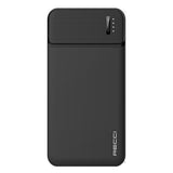 Recci RPB-N16C Ultra İnce Hızlı Şarj Özellikli Led Işık Göstergeli Powerbank 10000mAh