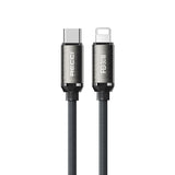 Recci RS35CL Type-C to Lightning PD 30W Örgü Tasarımlı Hızlı Şarj Özellikli Data ve Şarj Kablosu 1M