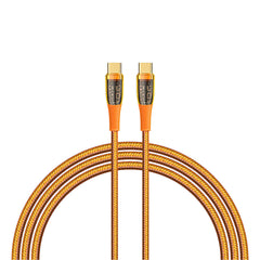 Recci RTC-P19CC Amber Serisi Type-C to Type-C PD 100W Şeffaf Tasarım Şarj ve Data Kablosu 1.5M