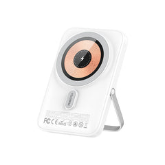 Recci W08 Metal Standlı 15W M-safe Şarj Özellikli 20W PD Hızlı Şarj Powerbank 10000mAh