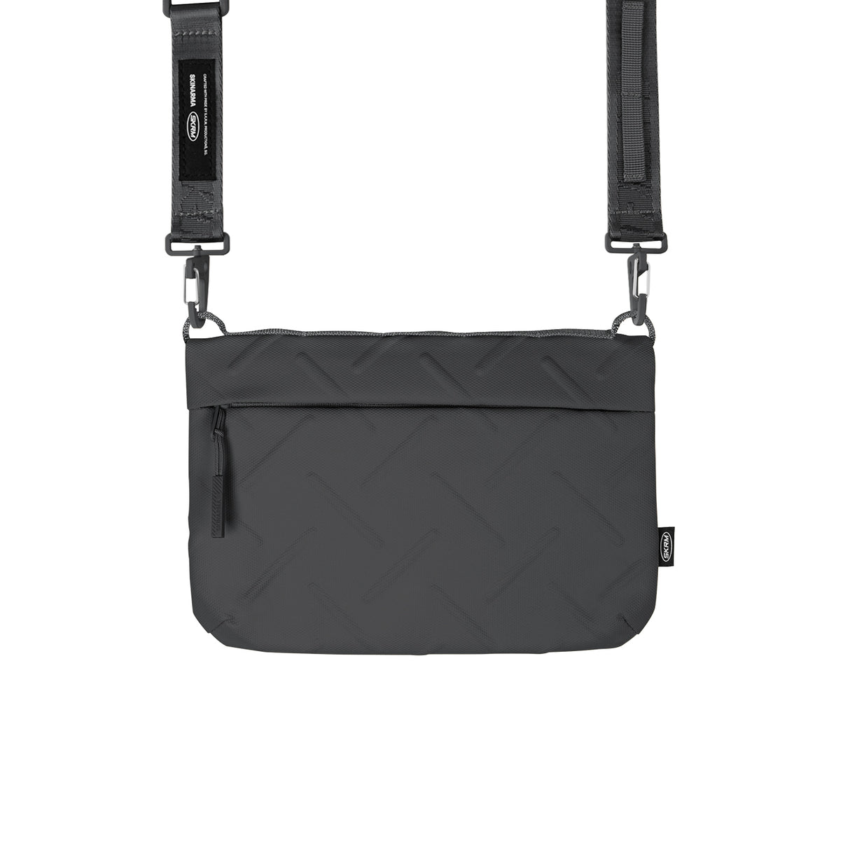 Skinarma Satchel Juno Desenli Naylon Scout Bilek Askı Kayışlı Aksesuar Çantası