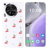 Tecno Camon 30 Kılıf Airbag Tasarımlı Simli Şeffaf Zore Kutup Kapak