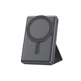 Wiwu JC-20 Hızlı Şarj Özellikli Standlı M-safe Wireless Transparan Powerbank 15W 10000mAh