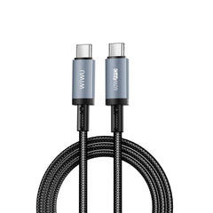 Wiwu Wi-C057 Titanlink Serisi Type-C to Type-C Hızlı Şarj Özellikli PD Data ve Şarj Kablosu 60W 1M