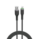 Wiwu Wi-C068 Orginlink Serisi LED Göstergeli USB-A to Lightning Hızlı Şarj Özellikli Data ve Şarj Kablosu 1M
