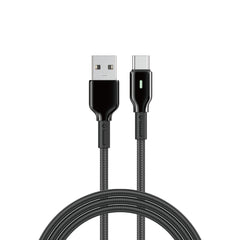 Wiwu Wi-C073 Drualink Serisi USB-A to Type-C Hızlı Şarj Özellikli Data ve Şarj Kablosu 3A 1M