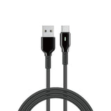Wiwu Wi-C073 Drualink Serisi USB-A to Type-C Hızlı Şarj Özellikli Data ve Şarj Kablosu 3A 1M