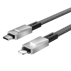 Wiwu Wi-C077 Cyberlink Serisi Type-C to Lightning Hızlı Şarj Özellikli Data ve Şarj Kablosu 27W 1M