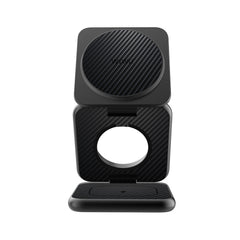Wiwu Wi-W035 3 in 1 Magnetik Hızlı Şarj Özellikli Aramid Fiber Kablosuz Şarj Standı 15W