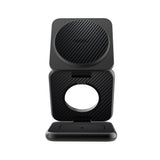 Wiwu Wi-W035 3 in 1 Magnetik Hızlı Şarj Özellikli Aramid Fiber Kablosuz Şarj Standı 15W