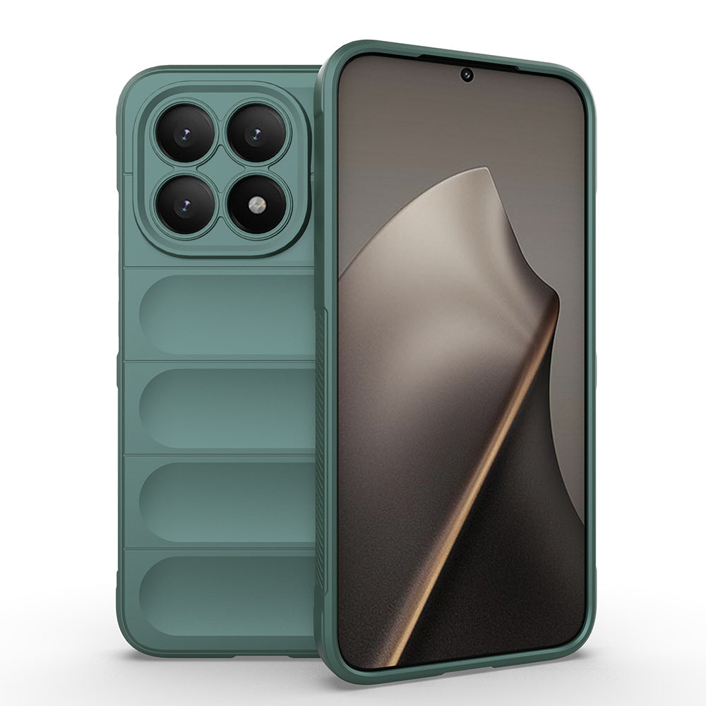 Xiaomi 15T Kılıf Esnek TPU Oyuklu Arka Yüzey Tasarımlı Zore Etnik Silikon Kapak