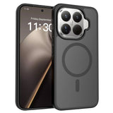 Xiaomi 15T Pro Kılıf Sert PC Arka Yüzey Wireless Şarj Özellikli Zore Flet M-safe Kapak