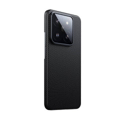 Xiaomi Mi 14 Kılıf M-safe Özellikli Karbon Fiber Benks Essential ArmorAir 600D Kevlar Kapak