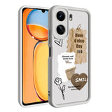 Xiaomi Poco C65 Kılıf Kamera Korumalı Baskılı Arka Yüzey Zore Klas Kapak