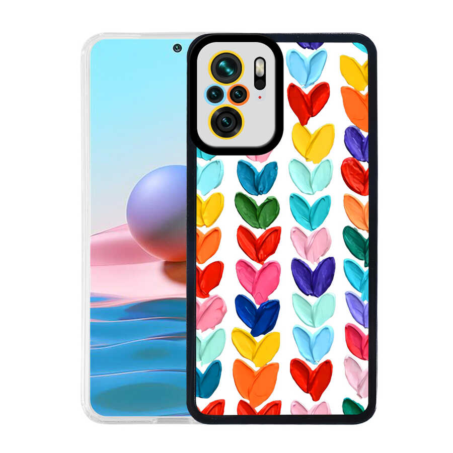 Xiaomi Poco M5S Kılıf Zore M-Fit Desenli Kapak