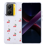 Xiaomi Poco X7 Pro Kılıf Airbag Tasarımlı Simli Şeffaf Zore Kutup Kapak