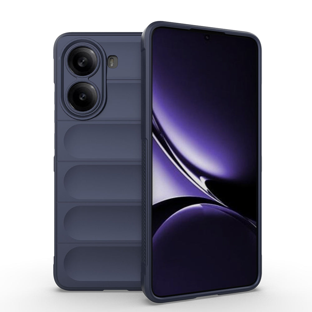 Xiaomi Poco X7 Pro Kılıf Esnek TPU Oyuklu Arka Yüzey Tasarımlı Zore Etnik Silikon Kapak