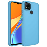 Xiaomi Redmi 10A Kılıf Metal Çerçeve ve Buton Tasarımlı Silikon Zore Luna Kapak