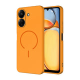 Xiaomi Redmi 13C Kılıf M-safe Şarj Özellikli Zore Meta Kapak